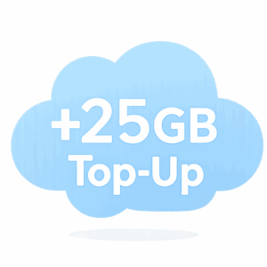 Storage +25 GB Top-Up
